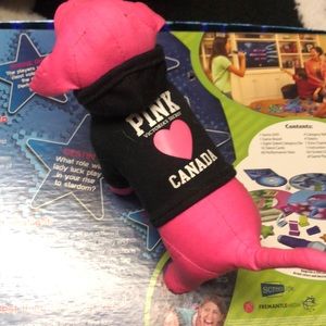 Victoria secret pink dog.  Canada dog